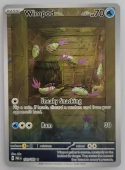 Wimpod 191/182 SV04: Pokemon Paradox Rift Holo NM - Image 1