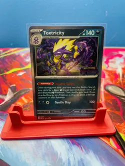 Pokemon TCG Toxtricity (PRERELEASE) MEP 017 Phantasmal Flames Stamped Promo NM - Image 1