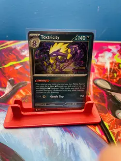 Pokemon TCG Toxtricity (PRERELEASE) MEP 017 Phantasmal Flames Stamped Promo NM - Image 2