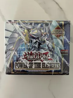 Konami Yu-Gi-Oh! TCG Power of the Elements Booster Box - 1st Ed - 24 Packs 83717857785 - Image 1