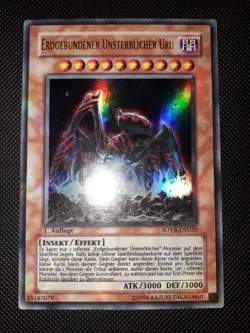 Yu-Gi-Oh! Erdgebundener Unsterblicher Uru, SOVR-DE025, 1. Auflagem Deutsch, GD - Image 2