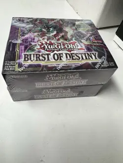 Yu-Gi-Oh Burst of Destiny 1st Edition Booster Box New Sealed x2 - Image 1