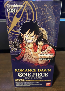 One Piece TCG Romance Dawn Booster Box OP-01 [JAPANESE 24 Packs] WHITE BUTTOM - Image 1