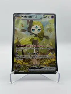 Meloetta ex - 167/086 - Special Illustration Rare - Black Bolt - Pokemon Card - Image 1