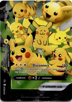 Pikachu V-Union [Set of 4] SWSH: Sword & Shield Promo Cards Holo - Image 5