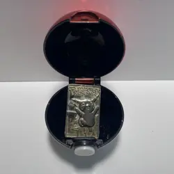 Pokemon Burger King 23k Gold Plated Trading Card PIKACHU - Image 1