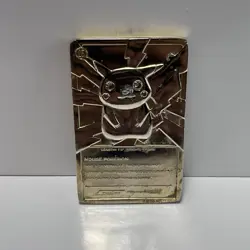 Pokemon Burger King 23k Gold Plated Trading Card PIKACHU - Image 3