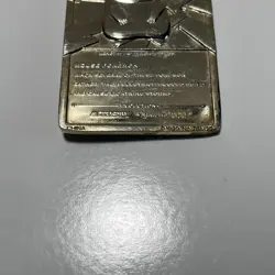 Pokemon Burger King 23k Gold Plated Trading Card PIKACHU - Image 4