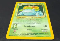 POKEMON TCG VENUSAUR 15/102 RARE HOLO 1999 BASE SET VERY GOOD LIGHT PLAY - Image 2