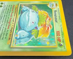 POKEMON TCG VENUSAUR 15/102 RARE HOLO 1999 BASE SET VERY GOOD LIGHT PLAY - Image 4