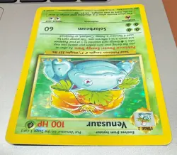 POKEMON TCG VENUSAUR 15/102 RARE HOLO 1999 BASE SET MODERATE PLAY - Image 5