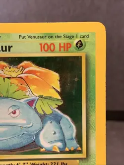 Pokemon TCG Venusaur Base Set Unlimited #15/102 Holo Rare WOTC VTG 1999 MP - Image 4