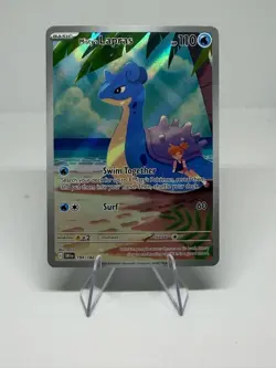 Pokemon TCG Misty's Lapras 194/182 Sv10: Destined Rivals Holo Card Rare Art - Image 1