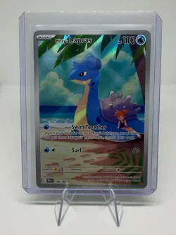 Pokemon TCG Misty's Lapras 194/182 Sv10: Destined Rivals Holo Card Rare Art - Image 2