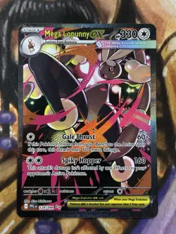 Mega Lopunny ex SIR Pokemon Phantasmal Flames 128/94 Full Art - Pack Fresh NM 🔥 - Image 1