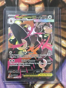 Mega Lopunny ex SIR Pokemon Phantasmal Flames 128/94 Full Art - Pack Fresh NM 🔥 - Image 3