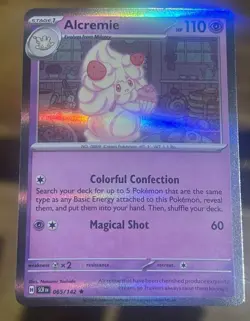 Alcremie 065/142 Sv07: Stellar Crown Holo Pokemon Card - Image 1