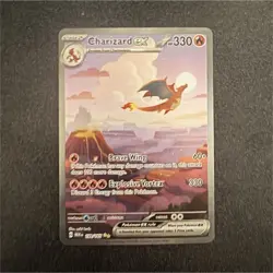Pokemon Charizard ex 330 HP SV3 215/197 Trading Card English Regular - Image 1