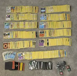 MASSIVE 2008-2017 Pokemon Card Lot • Most LP-MP • No Holo/Rev • Box, Codes, Etc - Image 1