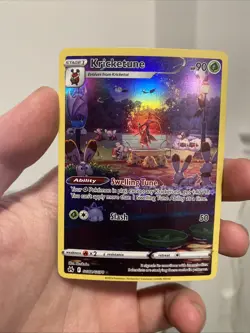 Kricketune GG02/GG70 Galarian Gallery Crown Zenith Pokemon Card Near Mint NM - Image 1
