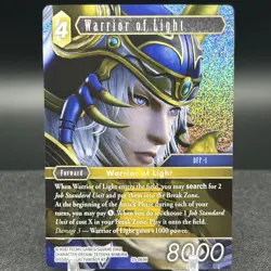 Warrior of Light 23-061H Foil Final Fantasy Opus Card - Image 1