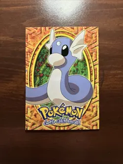 Dratini E10 of 12 - BLUE LOGO - NON-HOLO - SERIES 1 - TOPPS Pokemon Card - NM/LP - Image 1