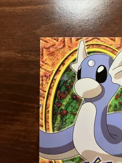 Dratini E10 of 12 - BLUE LOGO - NON-HOLO - SERIES 1 - TOPPS Pokemon Card - NM/LP - Image 2