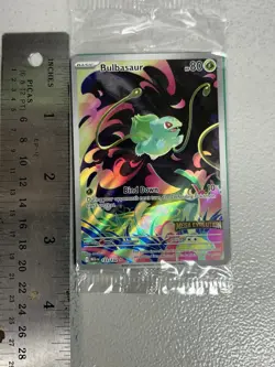 Pokemon Card TCG Bulbasaur 133/132 Mega Evolution Stamped Promo Sealed - Image 3