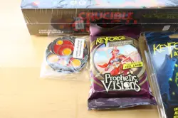 KeyForge: Prophetic Visions Sealed Archon + Crucible Clash Foil Card pack + More - Image 2
