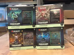 NEW SEALED Duskmourn: House of Horror Commander Decks Display Set of 4 - MTG - Image 1