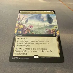 Abundant Countryside MINT Extended Art 42 Lorwyn Eclipsed ECC MTG Rare Unplayed - Image 2