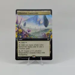 Abundant Countryside Extended Art Commander Lorwyn Eclipsed Magic The Gathering - Image 1