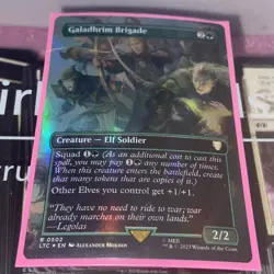 Galadhrim Brigade (Borderless) Commander: the Lord of the Rings foil - Image 1