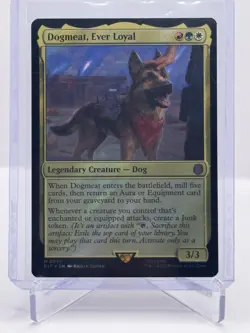 MTG Dogmeat, Ever Loyal (Surge Foil) | Universes Beyond: Fallout NM - Image 1
