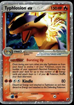Typhlosion ex 110/115 Holo Unseen Forces Pokemon - Image 1