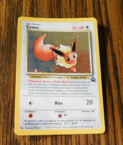 Eevee "Swirl" Holo Pokemon Black Star Promo Card #11 Pokemon League 2001 - Image 4