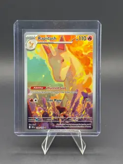Rapidash Pokemon Destined Rivals 189/182 Illustration Rare Holofoil Near Mint - Image 1