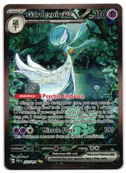 Gardevoir ex 233/091 - Paldean Fates Pokemon TCG - M/LP Card - Image 1