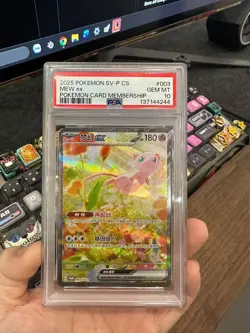 PTCG Pokemon PSA 10 GEM MT Mew ex Promo 2025 003/SV-P S.Chinese Limited 1510 - Image 1