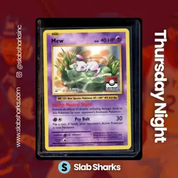 2016 POKEMON XY EVOLUTIONS LEAGUE CHALLENGE PROMO #53/108 MEW PROMO 2ND PLACE - Image 1