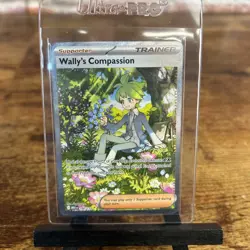 Wally's Compassion #186/132 Mega Evolutions Pokemon 2025 NM - Image 1