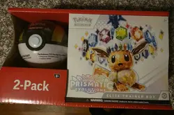 POKEMON ELITE TRAINER BOX SCARLET & VIOLET PRISMATIC EVOLUTIONS SAMS CLUB BUNDLE - Image 1