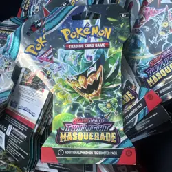 Pokemon Twilight Masquerade SLEEVED Booster Packs Lot of 36 Sealed Brand New! - Image 3