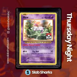 2016 POKEMON XY EVOLUTIONS LEAGUE CHALLENGE PROMO #53/108 MEW PROMO 3RD PLACE - Image 1