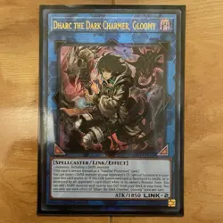 YuGiOh Dharc The Dark Charmer Gloomy RA03-EN048 1st Ed Prismatic Ultimate Rare - Image 1