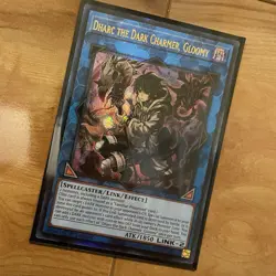 YuGiOh Dharc The Dark Charmer Gloomy RA03-EN048 1st Ed Prismatic Ultimate Rare - Image 2