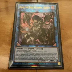 YuGiOh Dharc The Dark Charmer Gloomy RA03-EN048 1st Ed Prismatic Ultimate Rare - Image 3