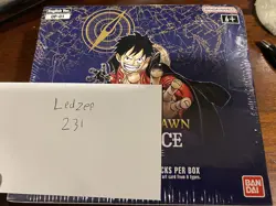 One Piece Romance Dawn Booster Box OP-01 Blue Bottom New Sealed English - Image 1