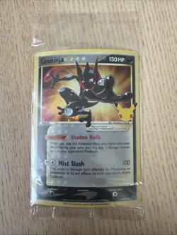 Sealed Gold Star Greninja SWSH144 - Pokemon SWSH Promo 25th Anniversary NM LP - Image 1