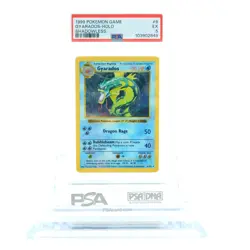 1999 GYARADOS-HOLO Shadowless #6 PSA 5 Pokemon Card Game - Image 1